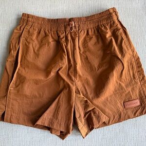 Halfdays Women's Athletic Shorts in Burnt Orange